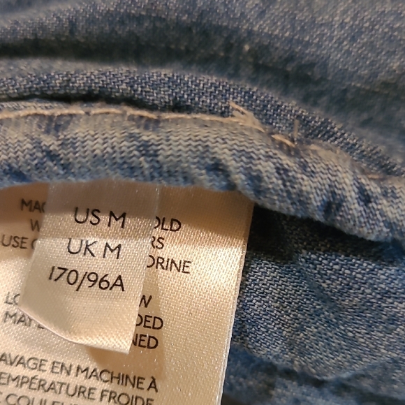 Free People Denim Blue  Quilted Jacket - Picture 5 of 9